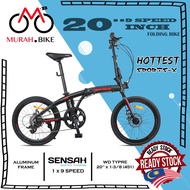 🚲 HOTTEST 20" INCH SENSAH 9 SPEED FOLDING BIKE 🚲 / SENSAH 9 SPEED FOLDING BIKE / BASIKAL LIPAT / HOT