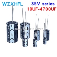 20pcs Aluminum Electrolytic Capacitor 35V 10UF 22UF 47UF 100UF 220UF 330UF 470UF 680UF 1000UF 2200UF