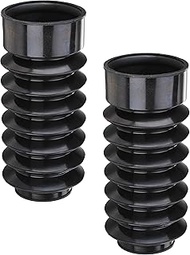 Kijima HD-03216 Fork Boots, 1.9 inches (49 mm), Short, FXD/L ('06-'15), Black