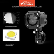 Dual Color High And Low Beam External Spotlight For Motorcycle Electric Scooter Car