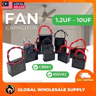 Fan Capacitor CBB61 Condenser Capacitor Kapasitor Aircond Capacitor Kipas Ceiling Fan Kapasitor Kipa