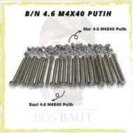 Stainless Steel Bolt 304 3/8X4 T16 - B/O SS304 3/8X4 T16