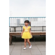 FKIDS Ballet Dress Sleeveless, Bale Dance Dress Sleeveless Yellow for Girls