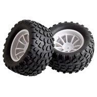 HSP 1/10 Monster Truck Big Foot Tire Hub Diameter 128mm Rubber Tire Wear-Resistant RC Model Tire