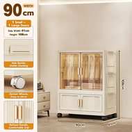 55-90cm Cabinet Organizer For Clothes Foldable Storage Cabinet Wardrobe Megabox