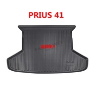 พรมใต้กระโปรงสำหรับ Toyota Prius 30 41 แบบเฉพาะตัว ด้านหลังรถ วัสดุ TPE ดีไซน์เรียบง่าย ขอบ 3D สำหรั