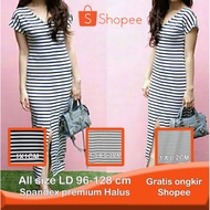 New upload Berska Stripe women's clothing 3 motifs / Bodycon Fashion / Code 9010