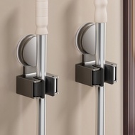Suction Cup Mop Wall Clip Perforation-Free Toilet Broom Wall-Hanging Handy Tool Toilet Mop Buckle Ho