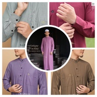 Jubah Lelaki Moden Hand Cuff PREMIUM COTTON SEJUK SELESA HAJI UMRAH