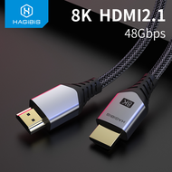 Hagibis HDMI-compatible 2.1 Cable 8K/60Hz 4K/120Hz 48Gbps High Speed Digital Cables HD Audio Adapter Cable 144Hz HDMI to HDMI Connector for HDTVs PS3 PS4 Switch XBox PC Computer Monitor Projectors