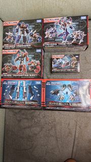 Takara Tomy Diaclone 40 47 53 69 71  98 99 Trivers Tridigger trijeter tridasier burst core da