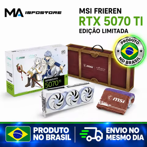 Msi Geforce Rtx 5070 Ti Frieren Edition Oc, 16Gb, Gddr7, 256-Bit, G507T-16Fec Video Card