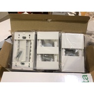 Face for 1,2,3 devices, safety circuit breaker, face for 2-pole MCB, face for 1-pole MCB, Schneider 