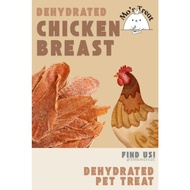 Dehydrated crispy chicken dog treats