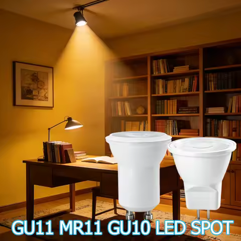 8Pack LED Spot GU11 MR11 Bulb AC 220V Base 3000K 4000K 6000K GU10 GU4 GU5.3 Reflector 120 38° Beam A