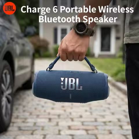 JBL Charge 6 Portable Bluetooth Speaker IP68 Waterproof Deep Bass Long Playtime Outdoor Wireless Sub