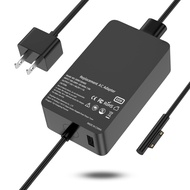 65W Surface Pro Charger Compatible with Surface Pro 9 8 3 7 6 5 4 X Microsoft Surface Charger Window