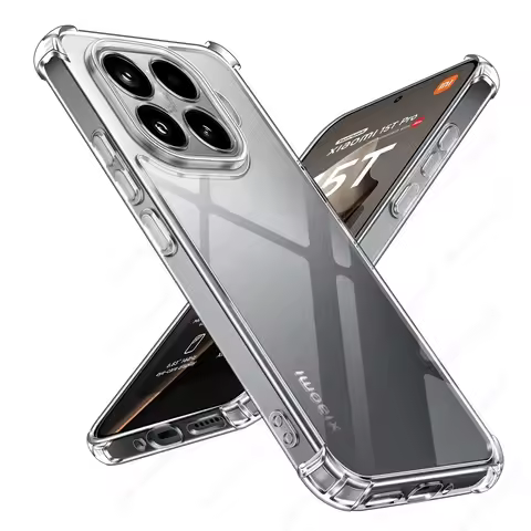 Transparent Case For Xiaomi15T Xiaomi 15T 15 T Pro T15 5G 2506BPN68G,25069PTEBG 6.83" Camera Protect