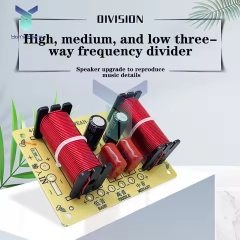 150W 3 Way Audio Speaker Crossover Treble Midrange Bass Independent Crossover Speakers Filter Freque