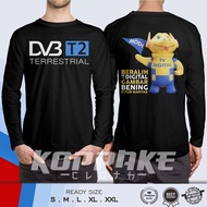 DVB T2 Terrestrial T-Shirt Modi TV Digital Long Sleeve Company Shirt