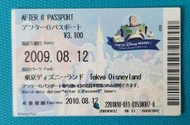 2009 東京迪士尼樂園門票(巴斯光年)