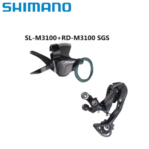 Shimano Alivio M3100 Shifter Lever Rear Derailleur SGS 1x9s Mini Groupset For MTB Bicycle Mountain B