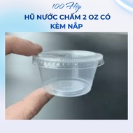 [10 jars] 2 oz dipping sauce jar with lid - 2 oz small nutritional porridge cup with lid - suitable 