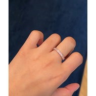 APM Monaco Pavé Ring Rose Gold Jewelry Elegant Simple Ladies Light Luxury Jewelry Gift