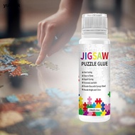 yuksok Puzzle Glue, Puzzle Glue with Sponge Head for Puzzle Paper, Wood, Fast-drying Puzzle-saving G