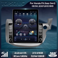 TopSonic Android 8Core IPS 9.7inch Vertical Screen Car Radio Audio Video Stereo Player For Honda Fit