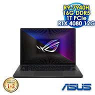 ASUS ROG Zephyrus G14 GA402XZ-0026E7940HS-NBL 日蝕灰(有燈版) 14吋電競筆電 (WQXGA IPS 165Hz/AMD R9-7940H/16G DDR5/1T PCIE SSD/NVIDIA RTX 4080 12G/WIN 11)