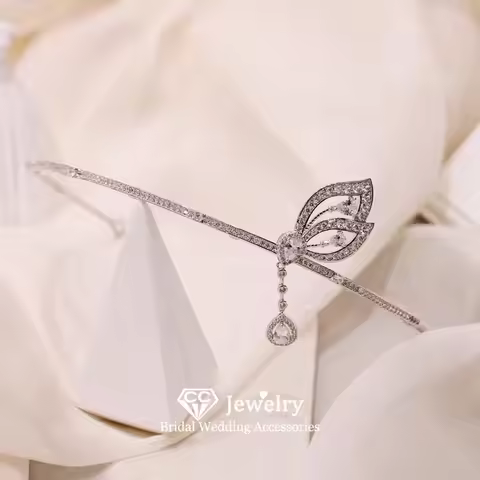 CC Mini Crowns Women Hair Accessories Wedding Crown Bridal Headpiece Engagement Jewelry Butterfly Sh
