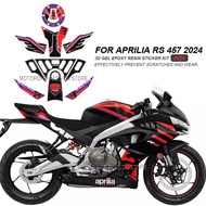For Aprilia RS 457 2024 3D Epoxy Resin Adhesive Protection Kit for Motorcycle Decorative Sticker RS 