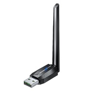 Rocoren USB Wifi 6 Adapter 2.4G các mạng không dây 5DBi Gain Antenna USB dongle Bộ thu tín hiệu khôn