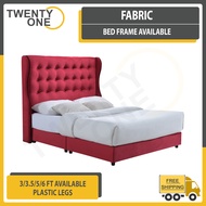RACHEL FABRIC BED FRAME (SINGLE / S.SINGLE / QUEEN / KING SIZE AVAILABLE)
