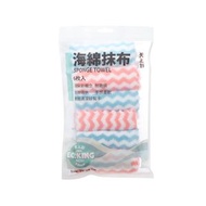 天上野 - 海綿抹布 (6條裝) (強效吸水) (耐用) (柔軟)