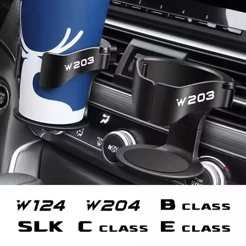 Car Air Vent Outlet Cup Holder For Mercedes Benz W124 W203 W204 SLK R171 R170 CLA SL SLC C CLASS B C
