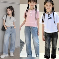 Premium jeans t-shirt set 4-8/ 9th