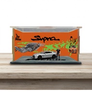 TOYOTA KRMK Diecast Acrylic Box SUPRA MK4 BRIAN O CONNOR FAST AND FURIOUSTOYOTA