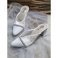 Alexna white shoes 7cm