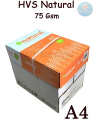 Kertas HVS Natural 75 Gsm Ukuran A4 1 Box / 5 RIM