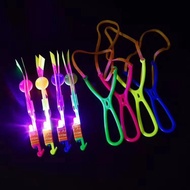 Light Ejection Bow and Arrow Flying Arrow Blue Light Flying Light Flying Fairy Bamboo Dragonfly Toy