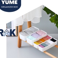 Kdj Rack - YUME Clothes Storage Box Multipurpose Box Organizer Box Organizer Drawer s.