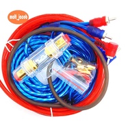 1500W Audio Speakers Wiring Kit 8GA Car Subwoofer Cable 60 AMP Fuse Holder Speaker Installation Wire