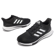[All-Round Sports Goods] ADIDAS Men's Jogging Shoes EQ21 Run Black White Cushioning Breathable Sneak