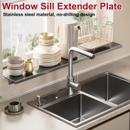 Kitchen Window Sill Extension Shelf , non perforated magnetic storage rack, Magnetic Extension Board