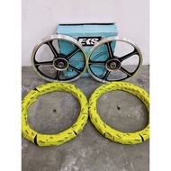 COMBO SPORT RIM GBO/C70/GBOJ SIAP TAYAR TIUB LESS+KEPALA LESS HIGH QUALITY(70-90+70-90)