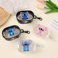 1 ชิ้น, กระเป๋าใส่เหรียญ Cartoon Anime และ Disney Co-Branded Interstellar Baby Stitch พร้อมสายชาร์จ 