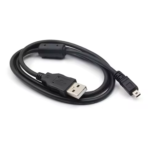 USB to Mini 8P Data Cable for Digital Camera Phone 5 Core Wire for Nikon Olympus Sony Casio Sanyo Fu
