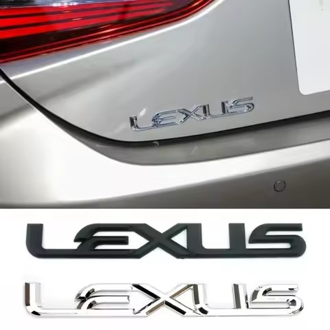 ABS/Metal Car Rear Trunk Emblem Badge Sticker for Lexus Logo ES300 IS300 IS350 ES250 ES350 IS250 CT2